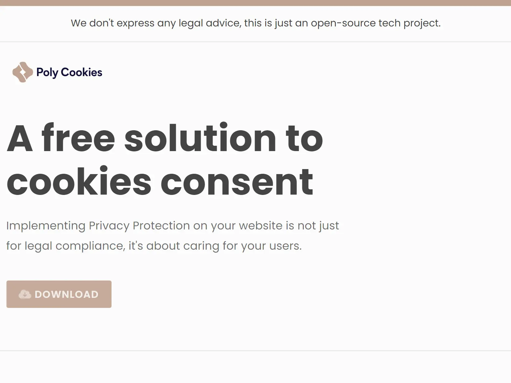 Polycookies screenshot